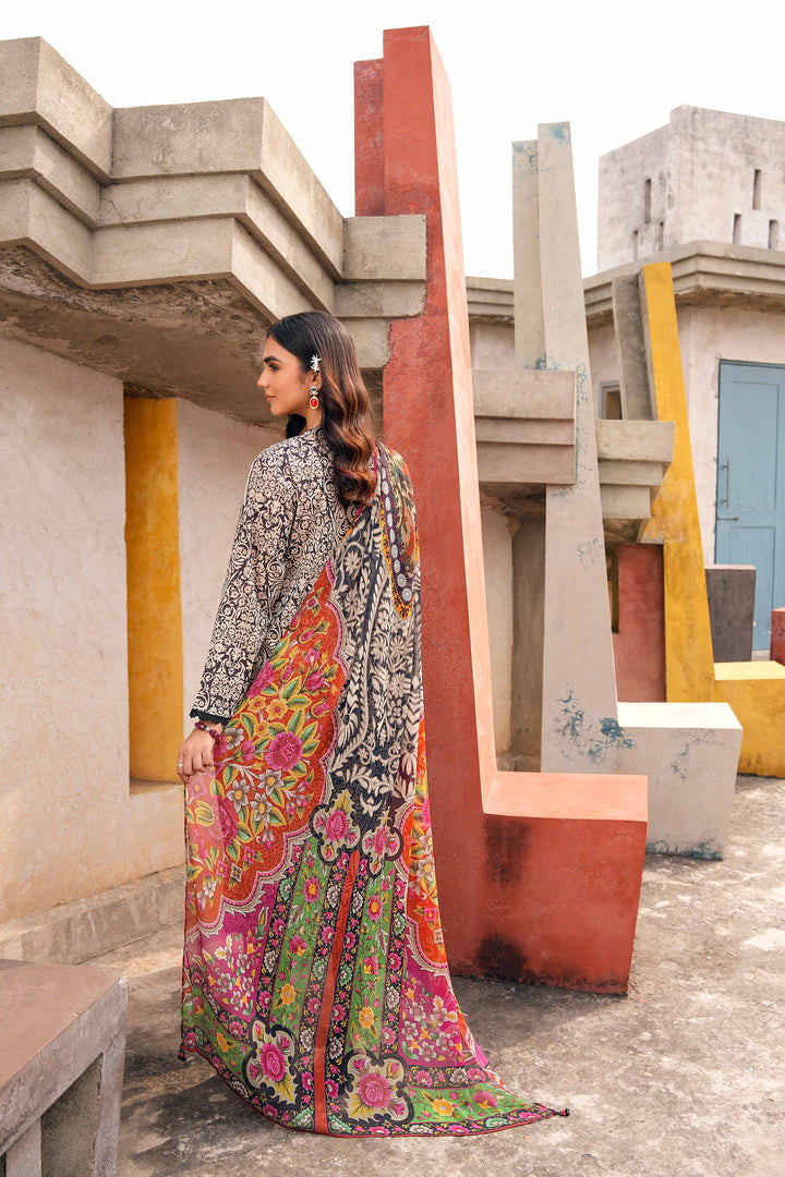 Nishat Linen Stitched Lawn 3 Piece 1204 - Salai - Nishat Linen 