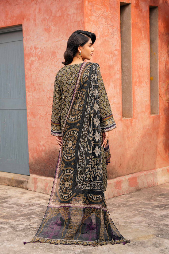 Nishat Linen Stitched Lawn 3 Piece 1205 - Salai - Nishat Linen 