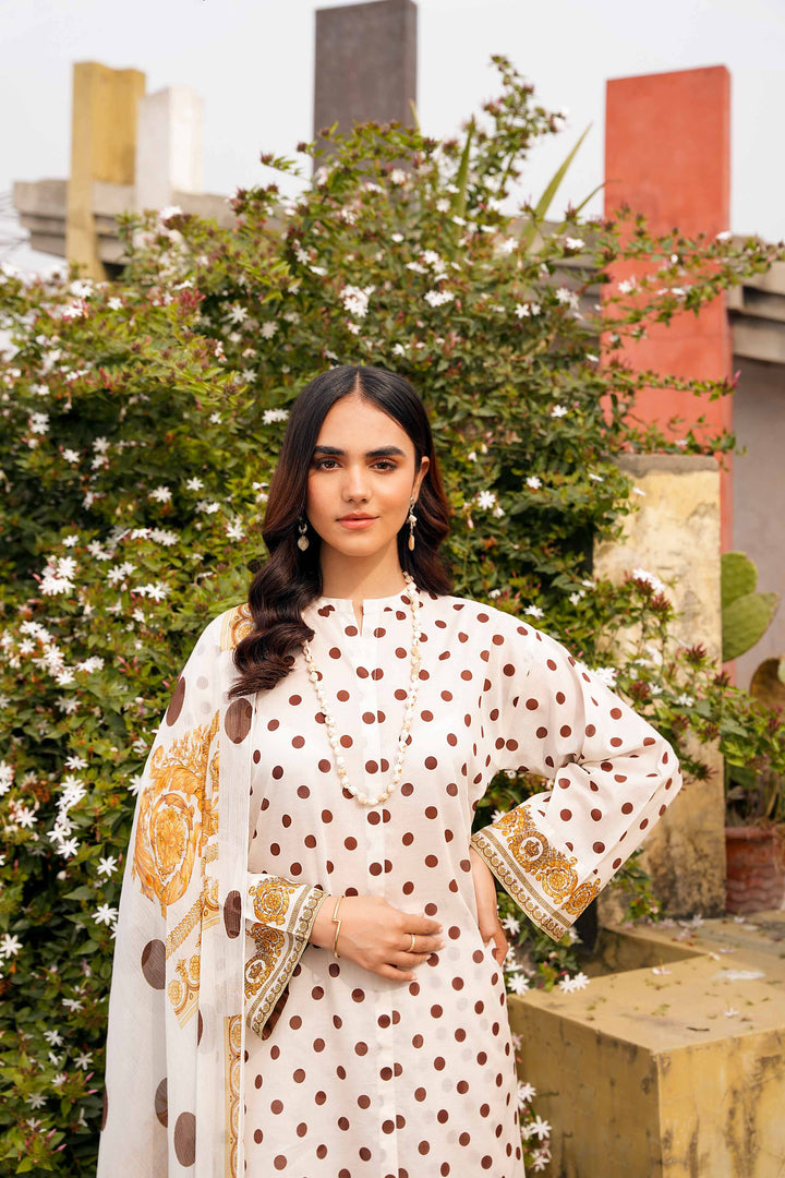 Nishat Linen Stitched Lawn 3 Piece 1210 - Salai - Nishat Linen 