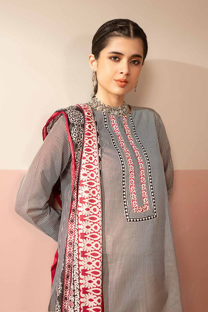 Nishat Linen Stitched Lawn 3 Piece 1223 - Salai - Nishat Linen 