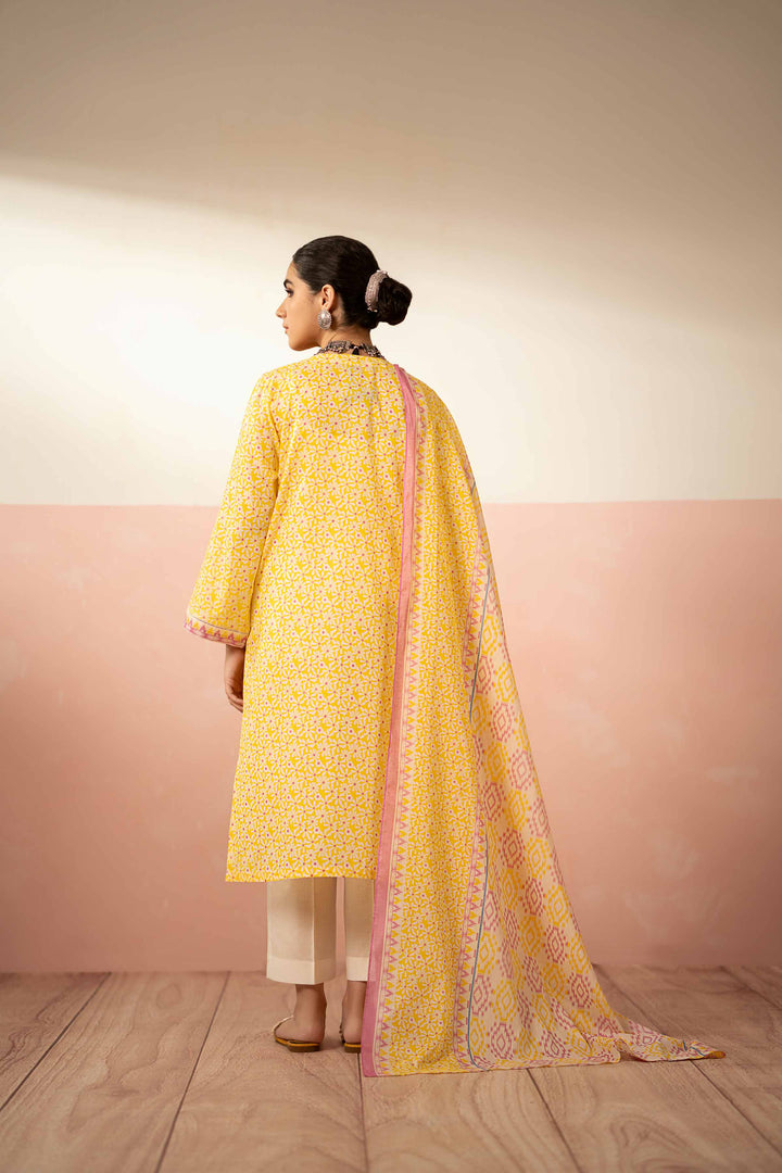 Nishat Linen Stitched Lawn 3 Piece 1227 - Salai - Nishat Linen 