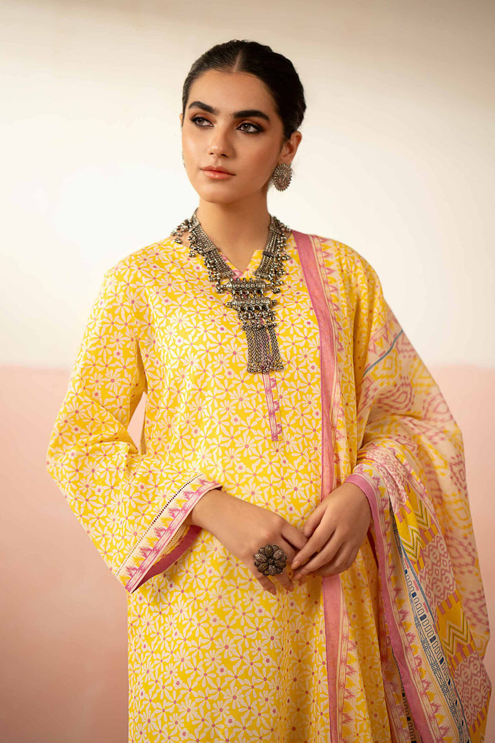 Nishat Linen Stitched Lawn 3 Piece 1227 - Salai - Nishat Linen 