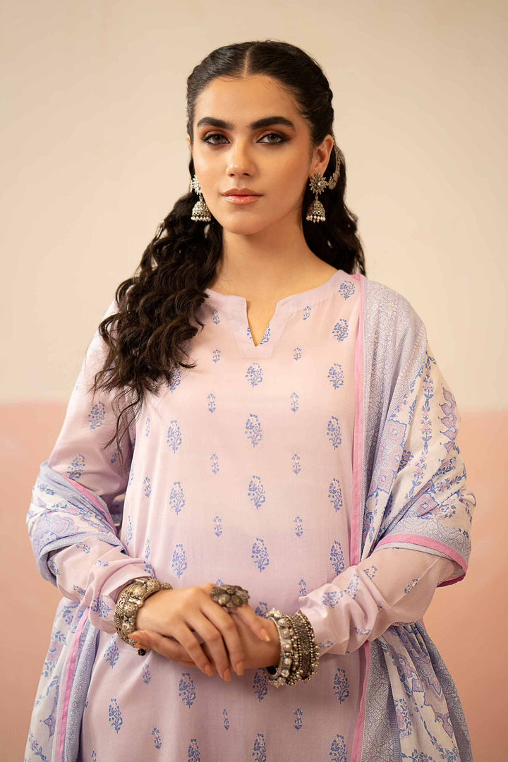 Nishat Linen Stitched Lawn 3 Piece 1229 - Salai - Nishat Linen 