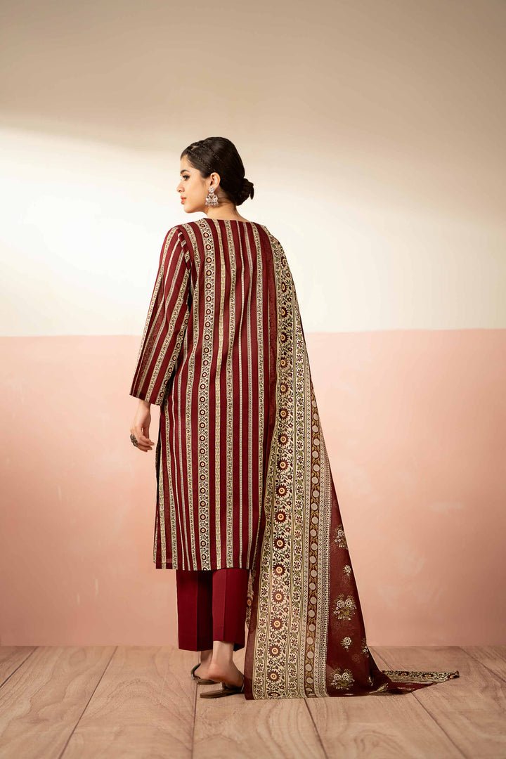 Nishat Linen Stitched Lawn 3 Piece 1235 - Salai - Nishat Linen 