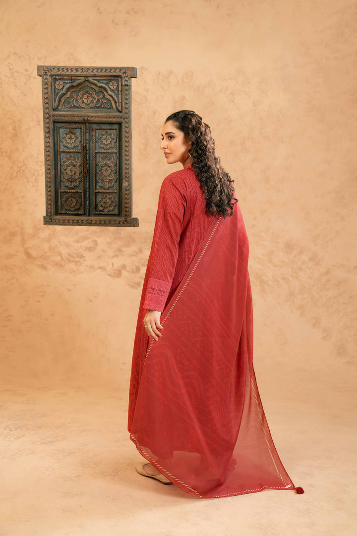 Nishat Linen Stitched 3 Piece Festive 1311 - Salai - Nishat Linen 