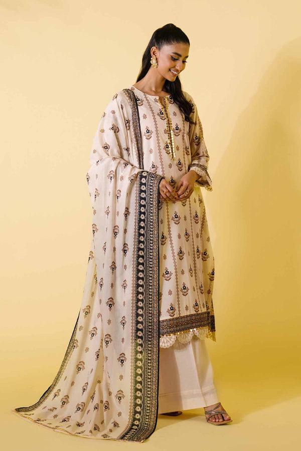 Nishat Unstitched 42401322 - Salai - Nishat Linen 