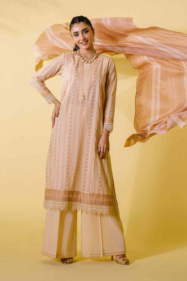 Nishat Unstitched 42401323 - Salai - Nishat Linen 