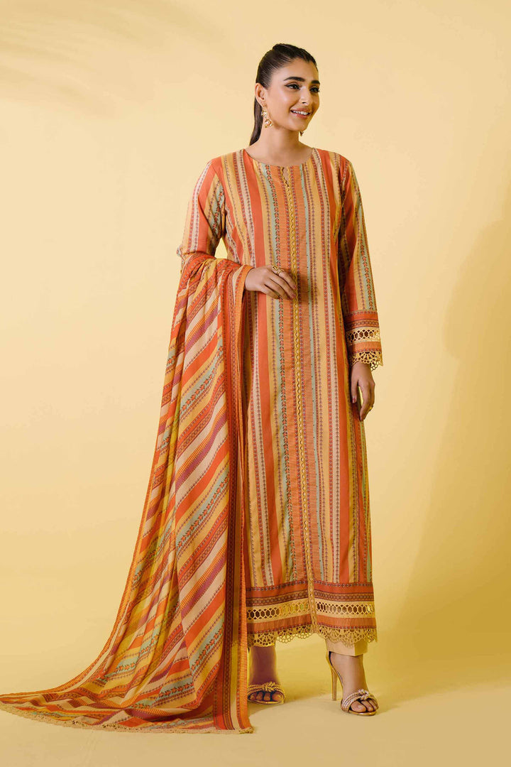 Nishat Unstitched 42401326 - Salai - Nishat Linen 