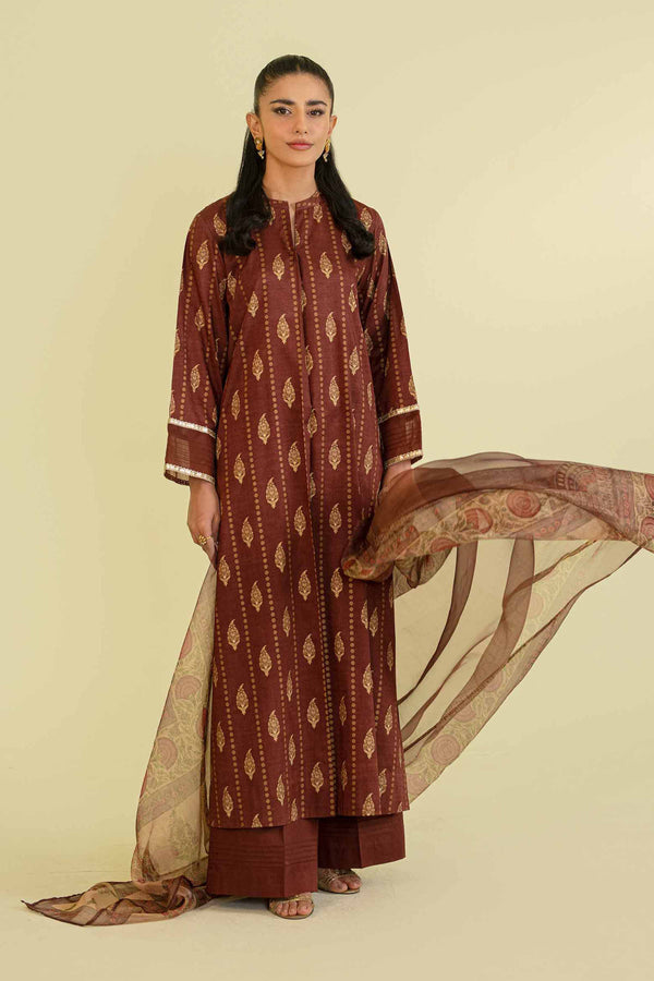 Nishat Unstitched 42401387 - Salai - Nishat Linen 