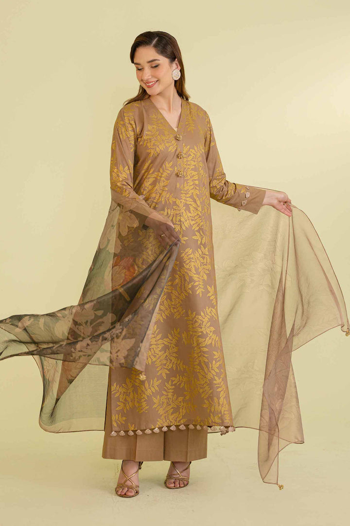 Nishat Unstitched 42401389 - Salai - Nishat Linen 