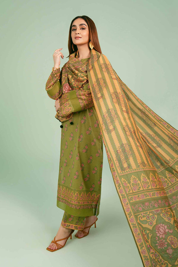 Nishat Unstitched 42401408 - Salai - Nishat Linen 