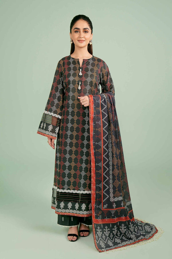 Nishat Unstitched 42401411 - Salai - Nishat Linen 