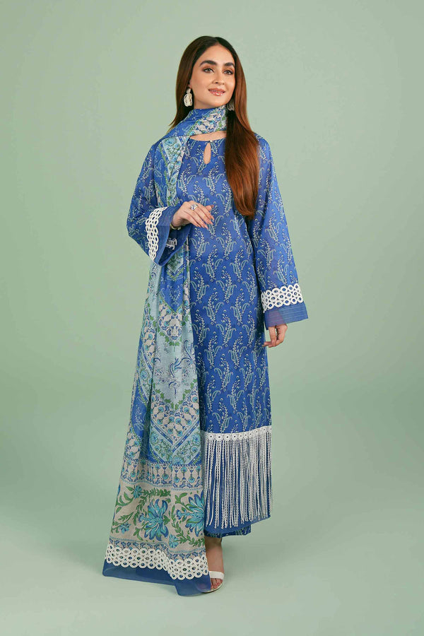 Nishat Unstitched 42401412 - Salai - Nishat Linen 