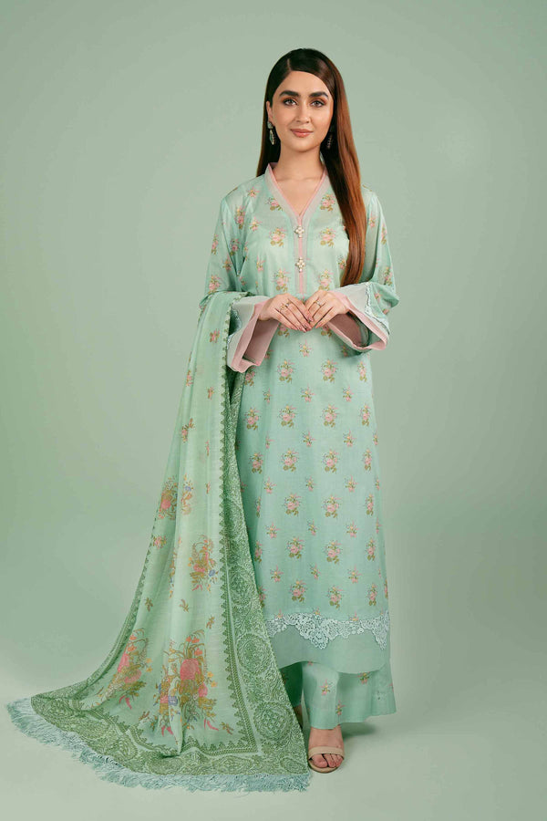 Nishat Unstitched 42401415 - Salai - Nishat Linen 