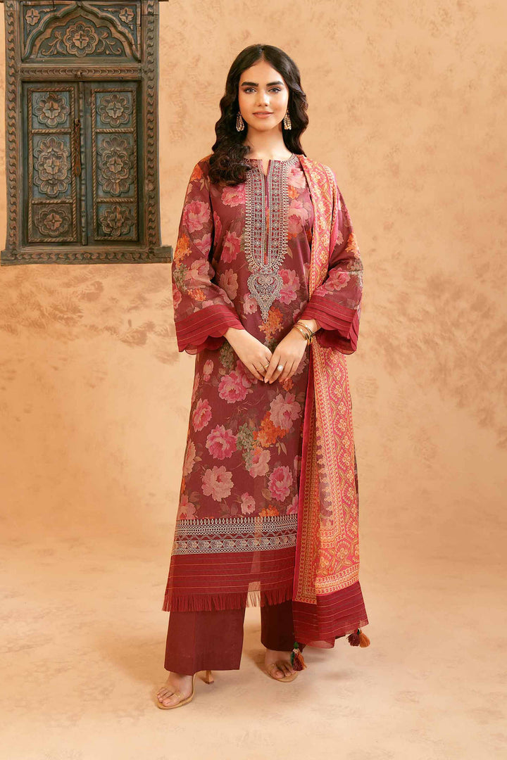 Nishat Unstitched 42401417 - Salai - Nishat Linen 