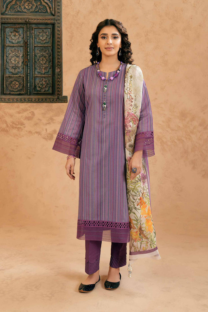 Nishat Unstitched 42401426 - Salai - Nishat Linen 