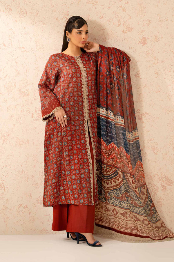 Nishat Unstitched 42401464 - Salai - Nishat Linen 