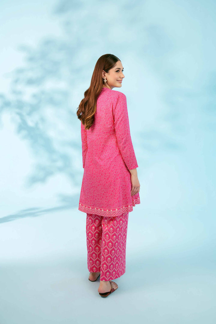 Nishat Linen Stitched 3 Piece Festive 1470 - Salai - Nishat Linen 