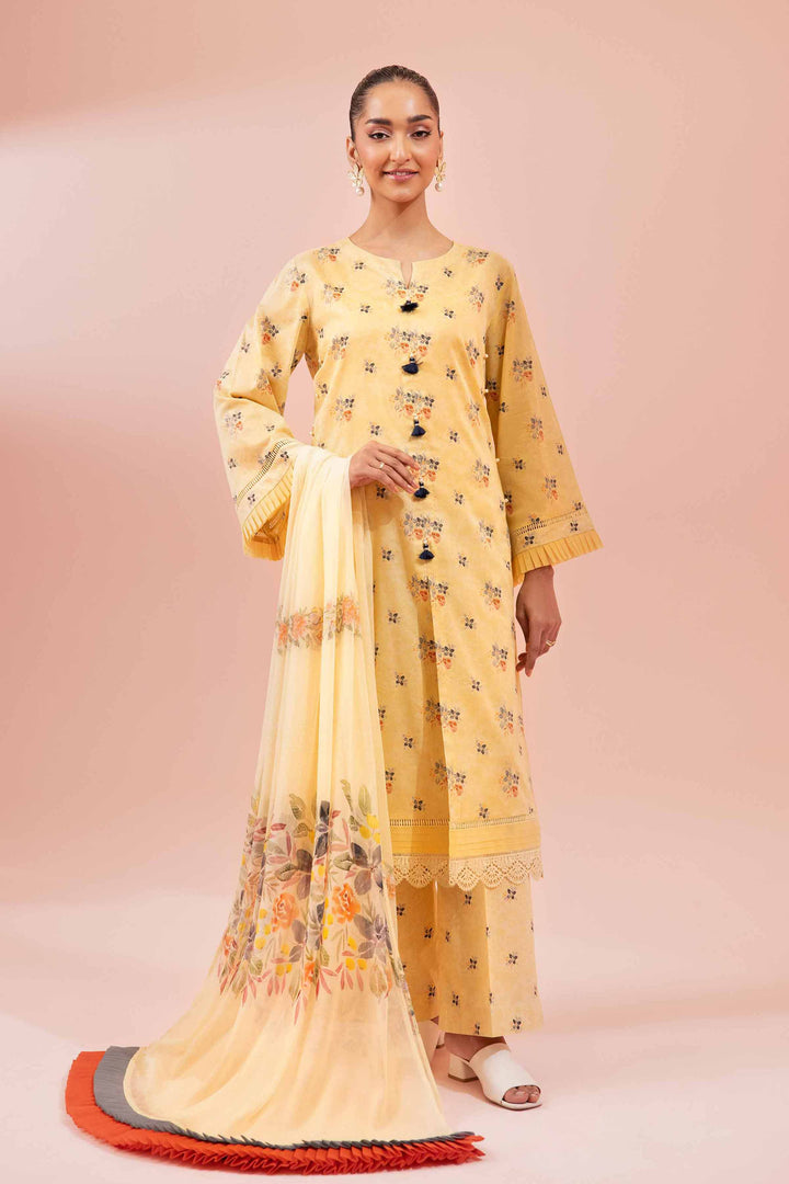 Nishat Unstitched 42401482 - Salai - Nishat Linen 