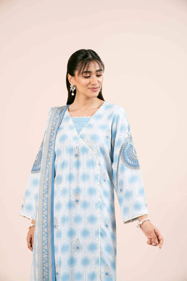 Nishat Linen Stitched 3 Piece Linen 4106