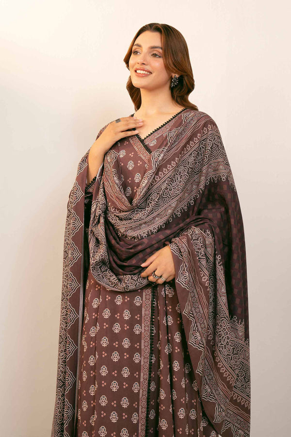 Nishat Linen Stitched 3 Piece Linen 4107