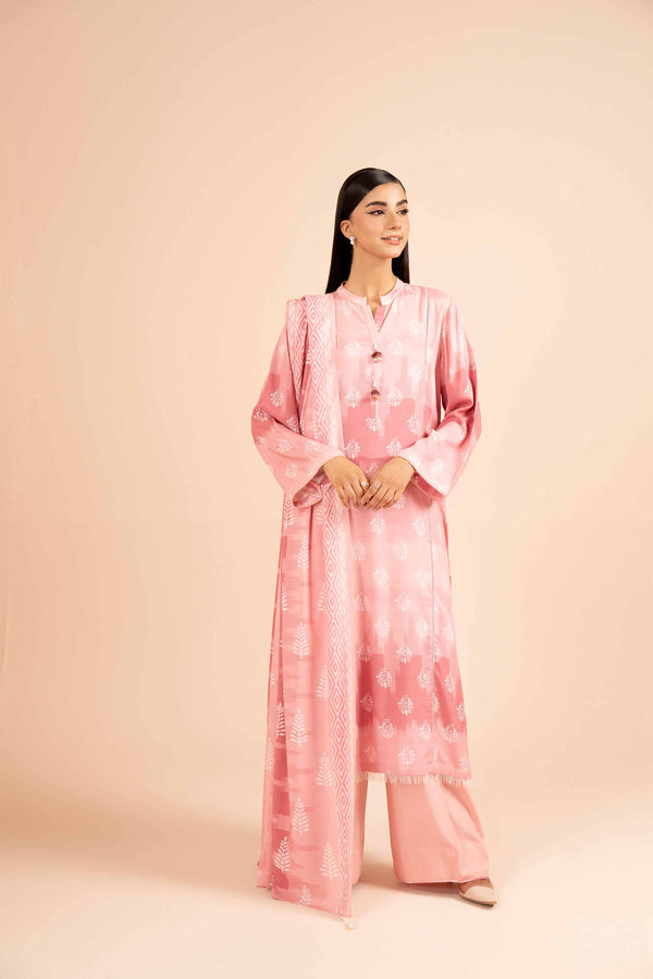 Nishat Linen Stitched 3 Piece Linen 4108