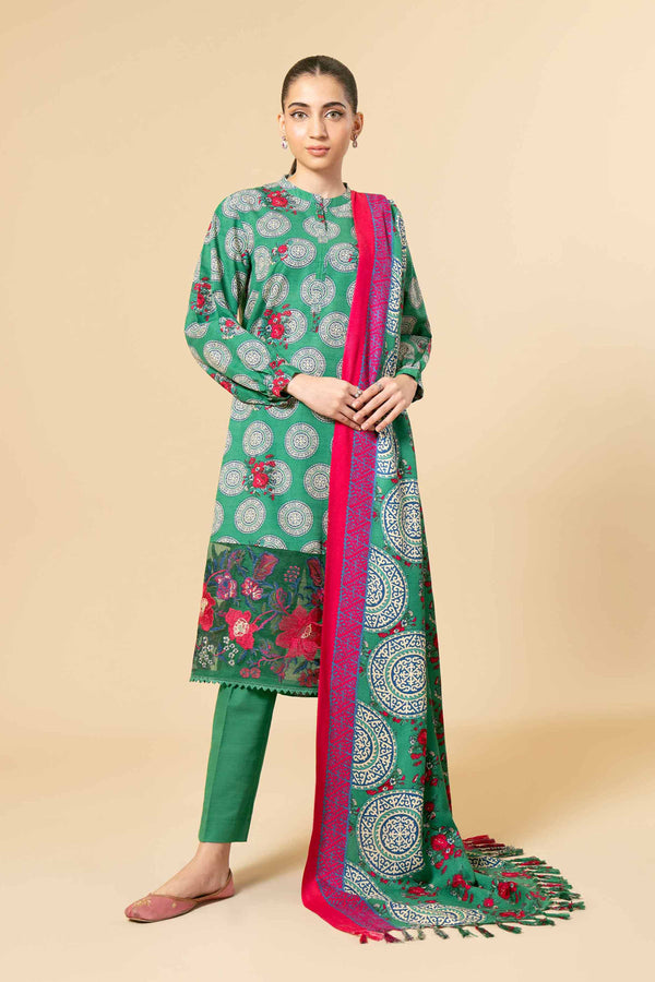 Nishat Linen Stitched 3 Piece Viscose 4180