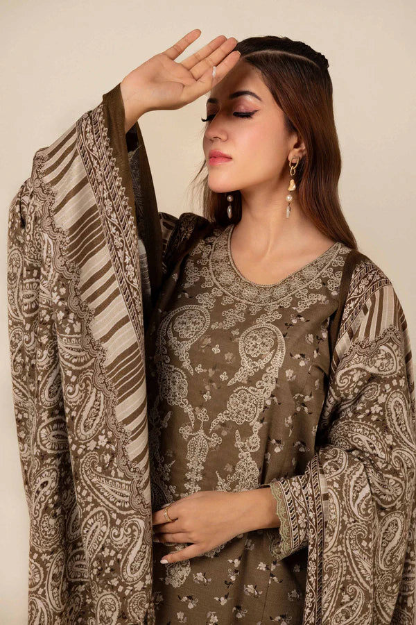 Nishat Linen Stitched 3 Piece Viscose 4182