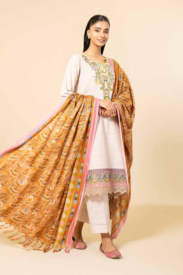 Nishat Linen Stitched 3 Piece Viscose 4183