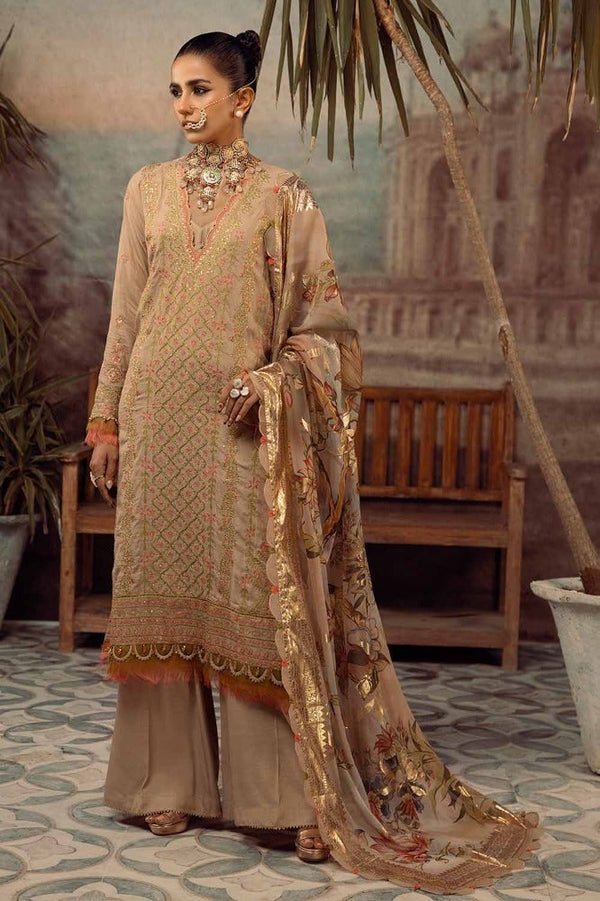 Gul Ahmed Stitched Festive 2024 3 Piece PRW#32011 - Salai - Salai 