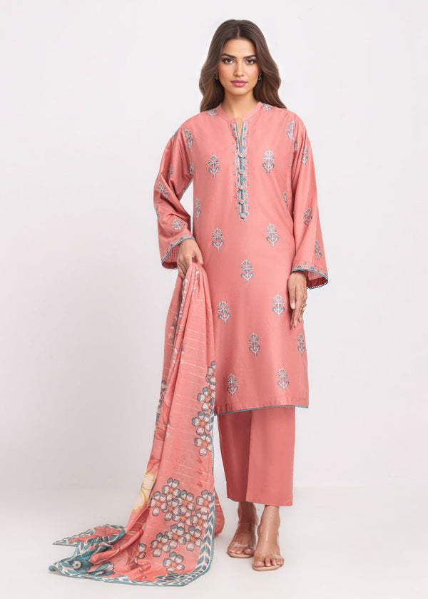 S-Pink-Dobby-3 Piece (WPS25DE3015) - Salai - Salai 