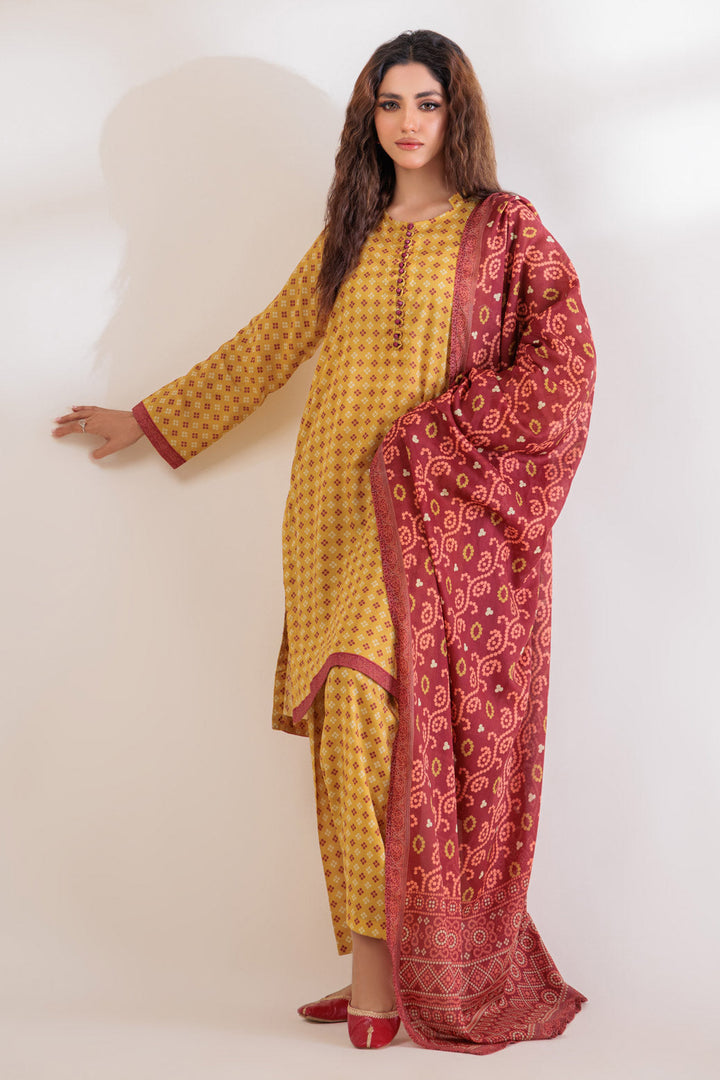 LADIES STITCHED SUIT BEF24-6S24B3P006 - Salai - Bonanza Satrangi 