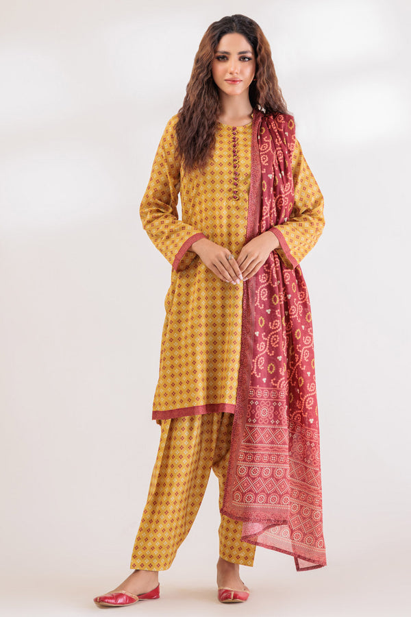 LADIES STITCHED SUIT BEF24-6S24B3P006 - Salai - Bonanza Satrangi 