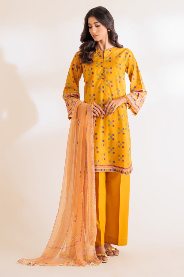 LADIES STITCHED SUIT BEF24-6S24B3P038 - Salai - Bonanza Satrangi 