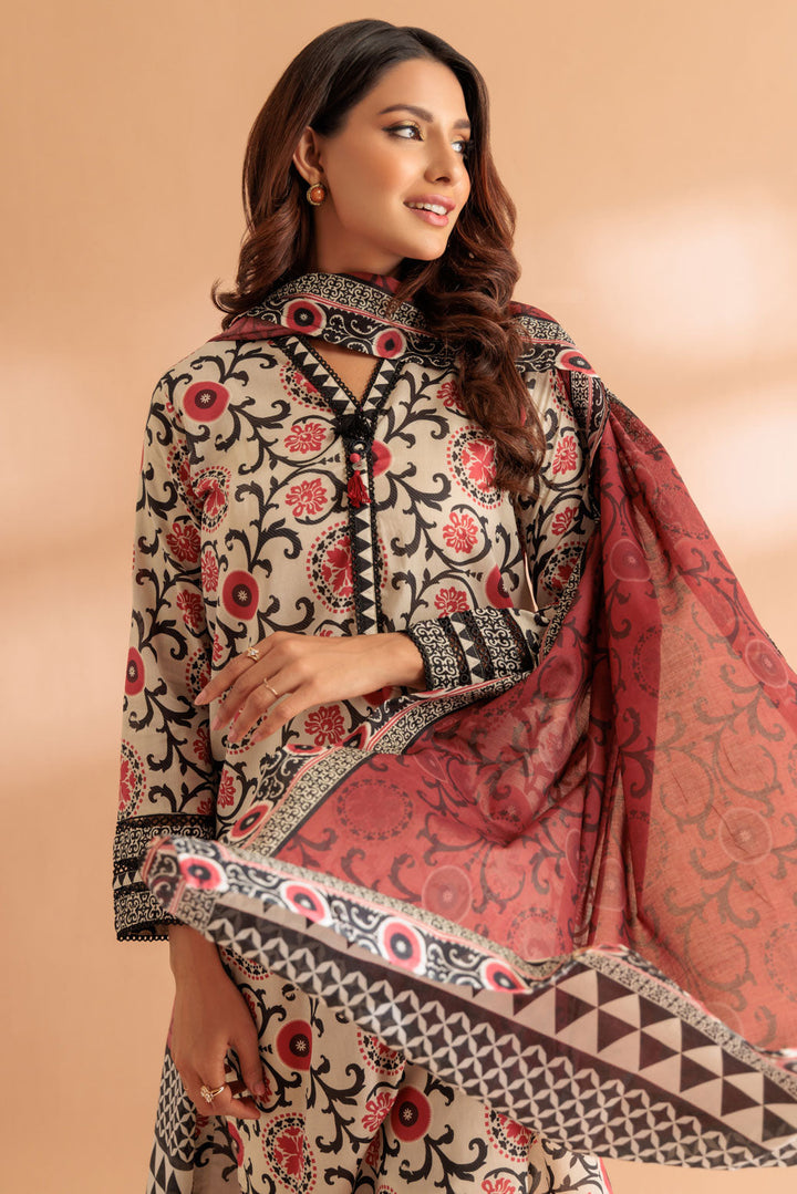 LADIES STITCHED SUIT BEF24-6S24B3P070 - Salai - Bonanza Satrangi 