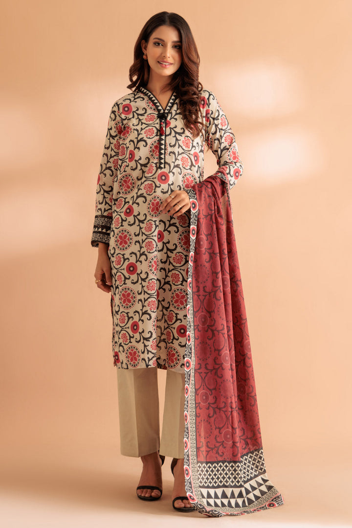 LADIES STITCHED SUIT BEF24-6S24B3P070 - Salai - Bonanza Satrangi 