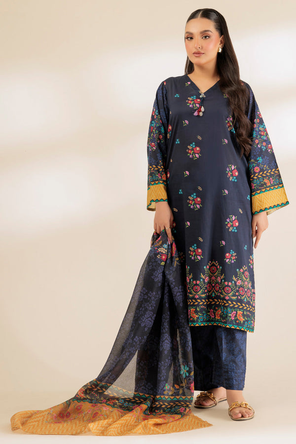 Bonanza Satrangi Stitched 3 Piece 6S24B3P334 RX24 - Salai - Bonanza Satrangi 