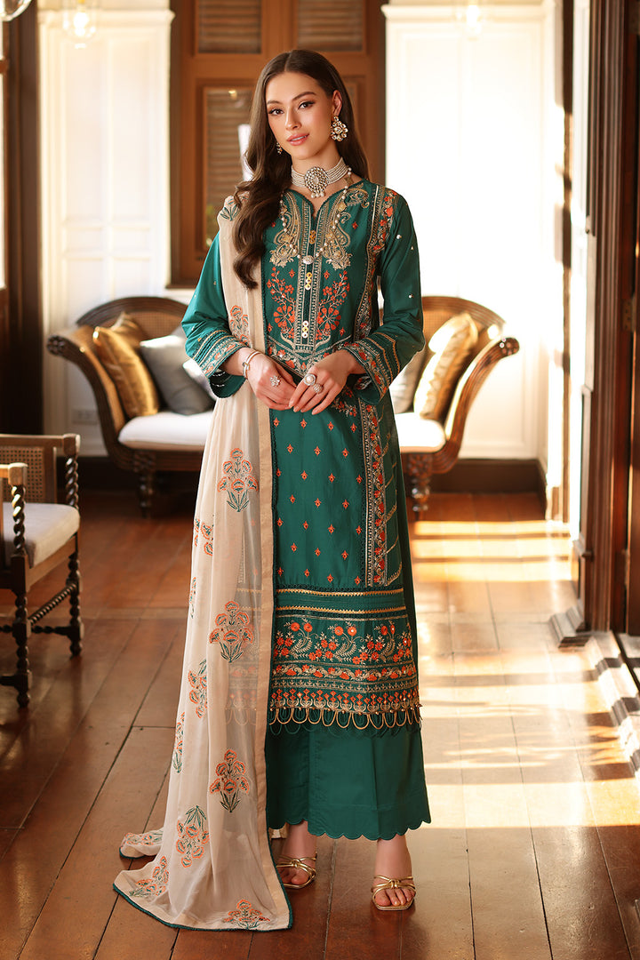 Gul Ahmed Stitched Festive 2024 3 Piece PM-42009 - Salai - Salai 