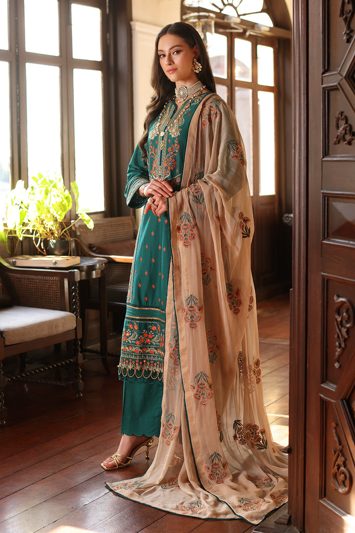 Gul Ahmed Stitched Festive 2024 3 Piece PM-42009 - Salai - Salai 