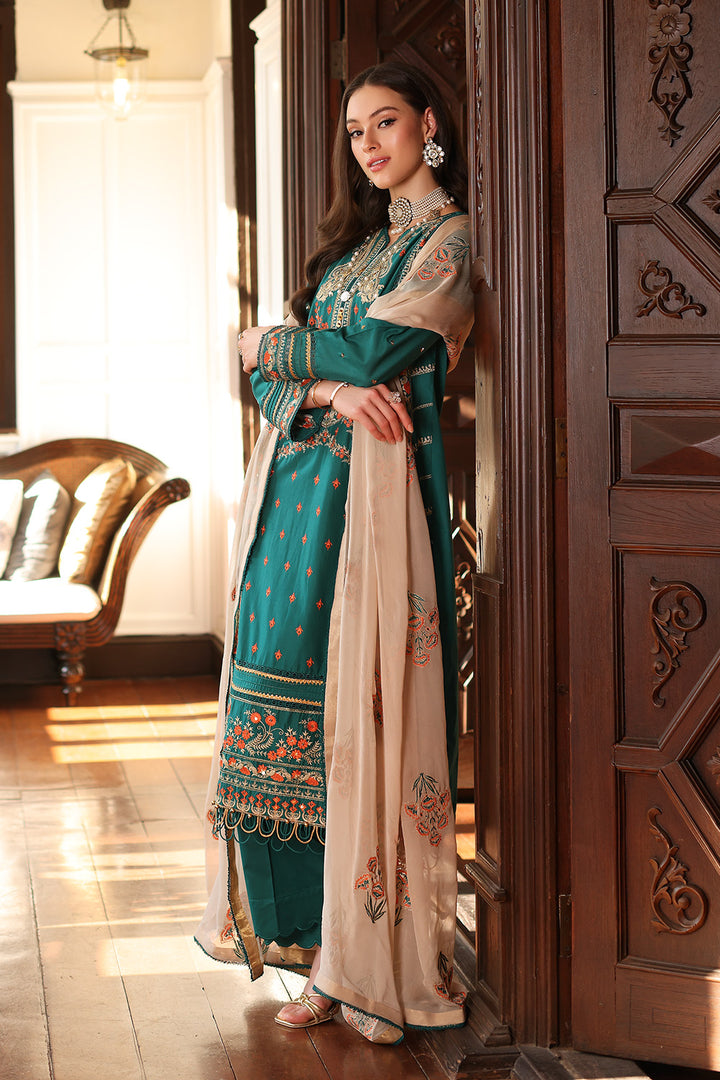 Gul Ahmed Stitched Festive 2024 3 Piece PM-42009 - Salai - Salai 