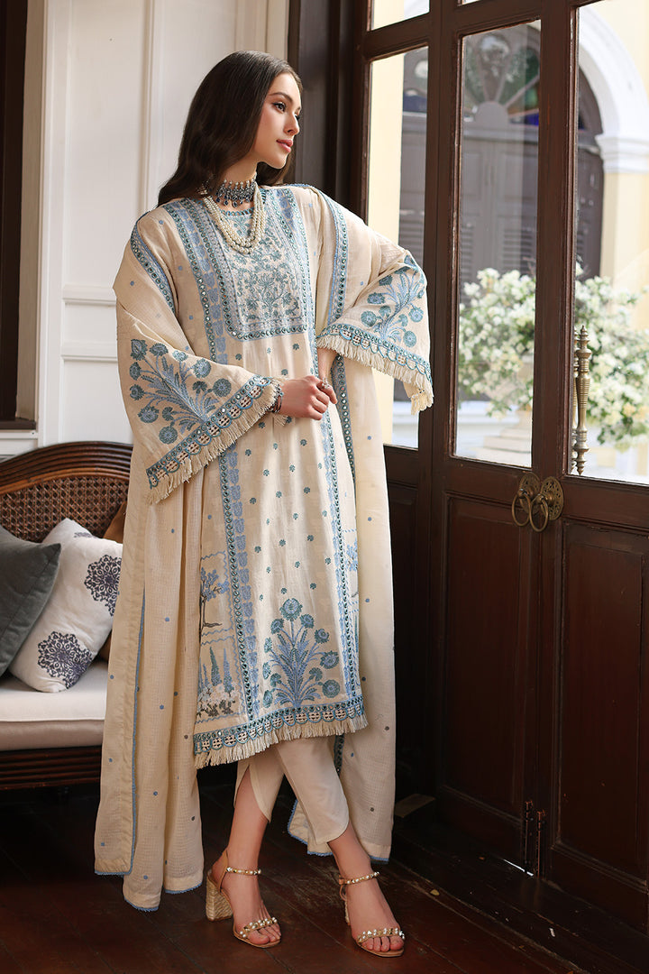 Gul Ahmed Stitched Festive 2024 3 Piece PM-42030 - Salai - Salai 