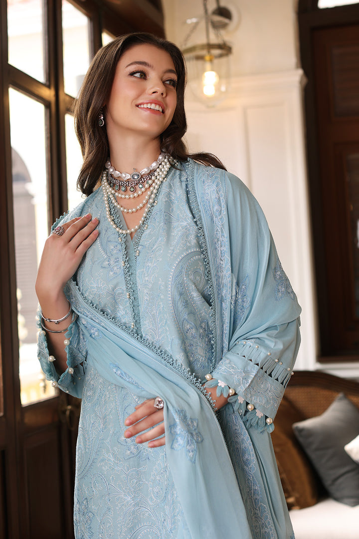 Gul Ahmed Stitched Festive 2024 3 Piece PM-42013 - Salai - Salai 