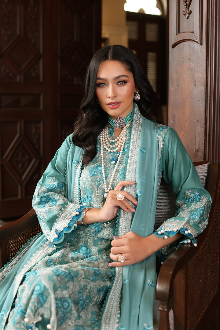 Gul Ahmed Stitched Festive 2024 3 Piece PM-42036 - Salai - Salai 