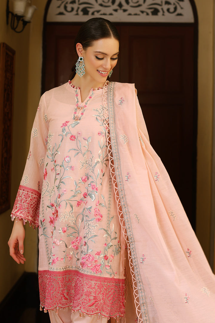 Gul Ahmed Stitched Festive 2024 3 Piece LE-42015 - Salai - Salai 