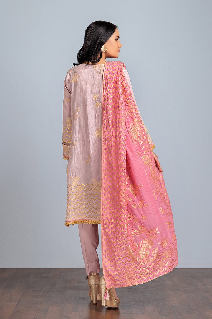 Bonanza Satrangi Stitched 3 Piece PWJ2233P11 US24 - Salai - Bonanza Satrangi 