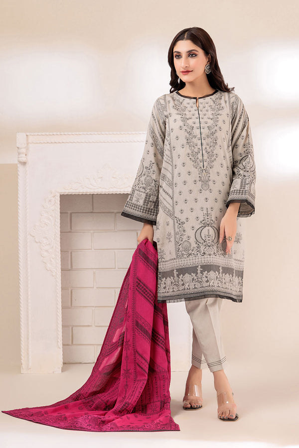 LADIES STITCHED SUITS WJ2233P01 UX23 - Salai - Bonanza Satrangi 