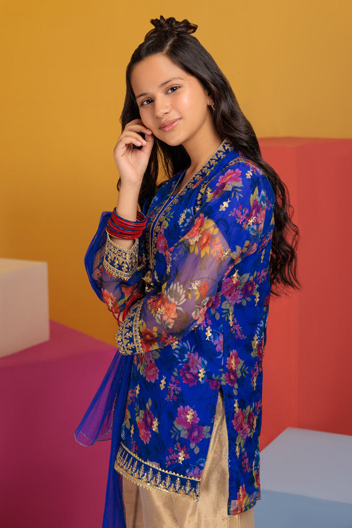 Bonanza Satrangi girls 3 Piece GSS233P06 - Salai - Bonanza Satrangi 