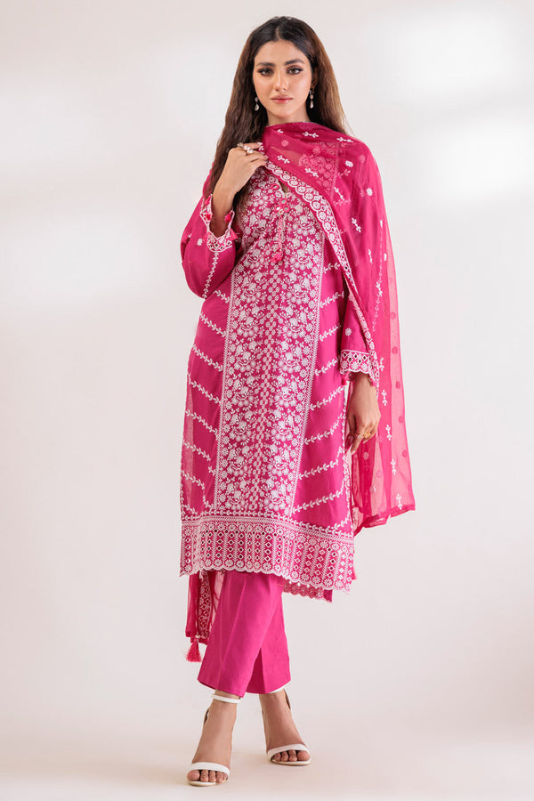 Bonanza Satrangi Stitched 3 Piece BSAS233P04 US24 - Salai - Bonanza Satrangi 