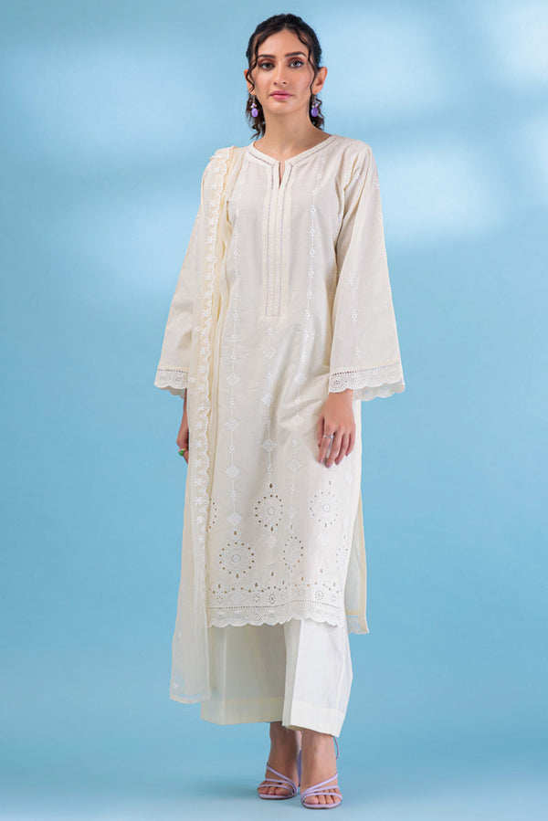 LADIES STITCHED SUIT BEF24-BSAS233P08 - Salai - Bonanza Satrangi 