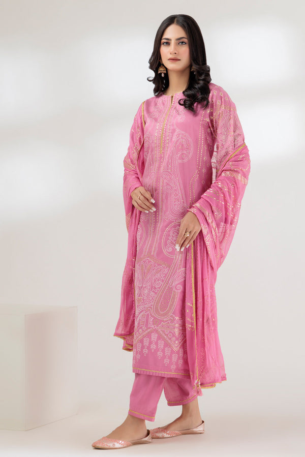 LADIES STITCHED 3 PIECE BSHS233P07SX23 - Salai - Bonanza Satrangi 